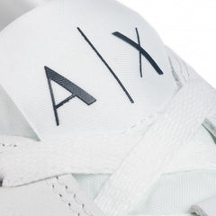 Armani Exchange Men?s Sneakers Optic White/Navy/Red Sneaker