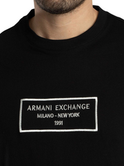 Armani Exchange Regular fit Milan New York T-Shirt Black