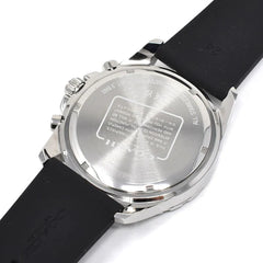 KENT CHRONOGRAPH BLACK SILICON STRAP MEN'S WATCH 14602565