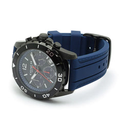 Coach Kent Chronograph Men Watch 14602566 Blue Silicon Strap