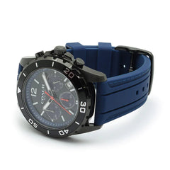 Coach Kent Chronograph Men Watch 14602566 Blue Silicon Strap Coach