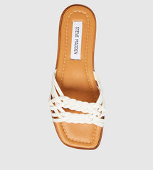 Steve Madden Women-REGINA WHITE Sandal