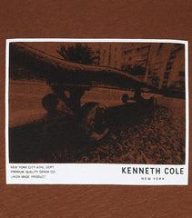 Kenneth Cole T-Shirt Print Brown
