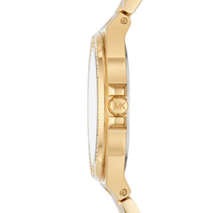 Michael Kors Women’s Quartz Gold Stainless Steel Silver Dial 33mm Watch MK7278