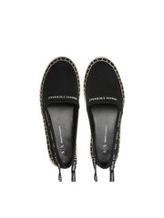 Armani Exchange Women’s Espadrilles – Summer-Ready Logo Flat Soles