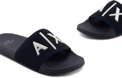 Slider slippers with logo Deep navy/Off-White
