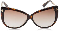 Tom Ford Sunglasses REVEKA dark havana/brown mirror