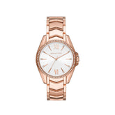 Michael Kors Women’s Quartz Stainless Steel White Dial 38mm Watch MK6694 MK