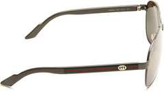 Gucci Green Palm Aviator Unisex Sunglasses