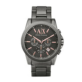 Armani Exchange Men's Grey IP Plated Stainless Steel Watch AX2086 ARMANI EXCHANGE