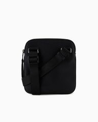 Armani Exchange Semi-rigid flat shoulder bag with external pocket