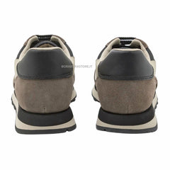 Armani Exchange Men’s Suede Sneakers BLACK+IRON