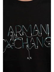 Armani Exchange black t-shirt 3DZTJF ZJH4Z da uomo