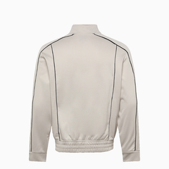 Armani Exchange full-zip sweatshirt in wind chime with contrasting piping