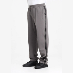 Armani Exchange men’s grey jersey trousers with contrasting side stripes