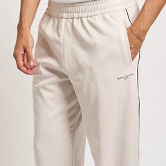 Armani Exchange-men’s Wind Chime jogger pants with contrast piping