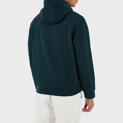 Armani Exchange men’s-hoodie in Reflecting Pond with logo print