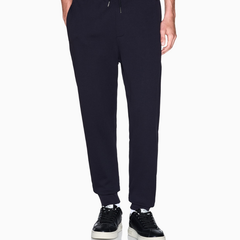 Armani Exchange men’s jersey comfort jogger pants navy blue