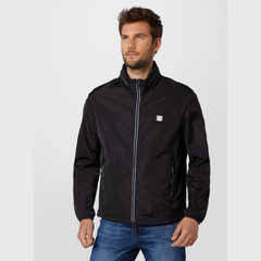 Armani Exchange black woven blouson jacket 8NZB07 ZNWFZ da uomo