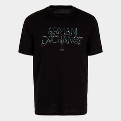 Armani Exchange black t-shirt 3DZTJF ZJH4Z da uomo