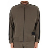 Armani Exchange khaki sweatshirt da uomo regular fit in cotone