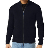 Armani Exchange men’s cardigan navy silver da uomo in maglia
