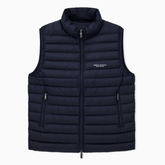 Armani Exchange men’s deep navy full-zip sleeveless down vest