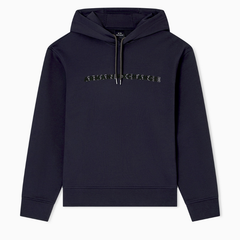 Armani Exchange men’s hoodie in Deep Navy with logo print