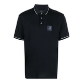 Armani Exchange men’s navy polo shirt in cotton