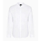Armani Exchange white woven shirt 6RZC43 ZNXLZ da uomo slim fit