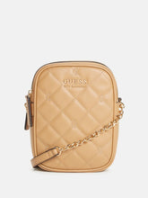 Guess Handbag Jacus Quilted Mini Double-Zip Crossbody FG903471
