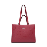 GUESS Forber carryall bag in Black Cherry with logo detail