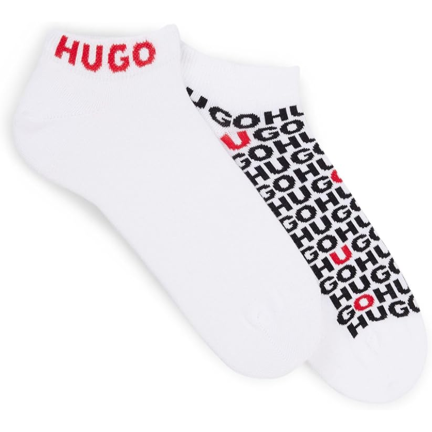 HUGO 2P AS STACKED CC - White Socks