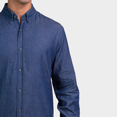 Kenneth Cole Men Shirt-DENIM Kenneth Cole