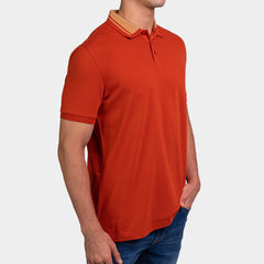 Kenneth Cole Polo Shirt-BURNT ORANGE