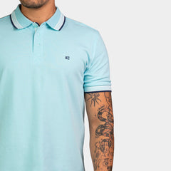 Kenneth Cole Polo Shirt-WATER BLUE