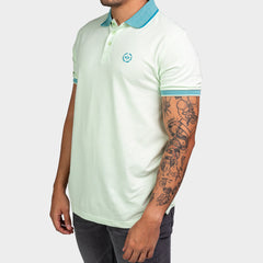 Kenneth Cole Polo Shirt-WATER GREEN Kenneth Cole