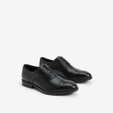 Kenneth Cole Futurepod black leather lace-up brogue shoes for men