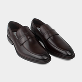 Kenneth Cole men’s coffee leather Charles loafer dress shoes