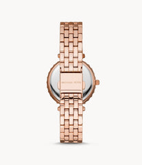 Michael Kors Women’s Quartz Stainless Steel Rose Gold Dial 35mm Watch MK4514