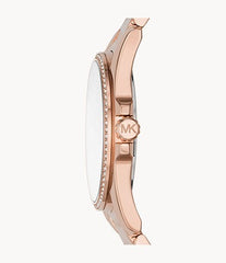 Michael Kors Women’s Quartz Stainless Steel White Dial 38mm Watch MK6694 MK