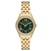 Michael Kors Mini Harlowe MK4870 women?s pavé gold-tone watch