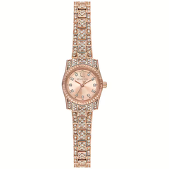 Michael Kors Mini Lexington pavé rose gold-tone women?s watch