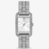 Michael Kors Monroe MKO1114 women?s pavé silver-tone watch
