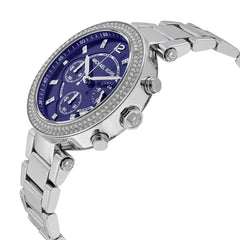Michael Kors Women’s Quartz Stainless Steel Blue Dial 39mm Watch Mk6117