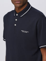 Armani Exchange Milan/New York Pique Polo NAVY