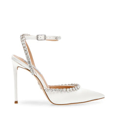 STEVE MADDEN VAMPER IVORY SATIN