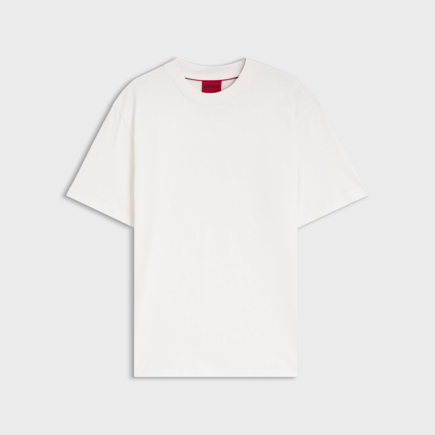 HUGO DAPOLINO MEN'S RELAXED-FIT COTTON T-SHIRT – NATURAL Hugo Boss