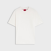 HUGO DAPOLINO MEN'S RELAXED-FIT COTTON T-SHIRT – NATURAL Hugo Boss