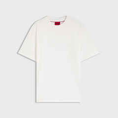 HUGO DAPOLINO MEN'S RELAXED-FIT COTTON T-SHIRT – NATURAL Hugo Boss